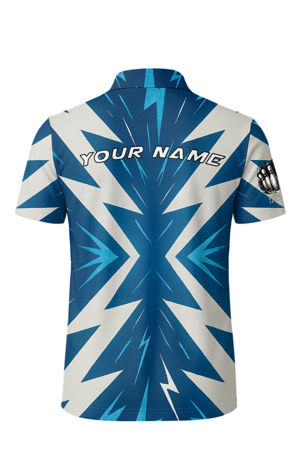 Radiant Lightning Bolt Energy Bowling Jersey
