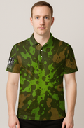 Olive Drab Splatter Camo Bowling Jersey