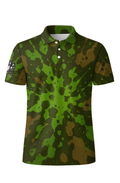 Olive Drab Splatter Camo Bowling Jersey