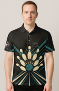 Bowling Pins Atomic Explosion Bowling Jersey
