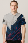 Sharp Edged Fragmented Building Bowling Jersey