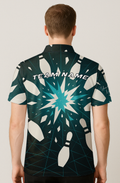 Bowling Pin Starburst Explosion Bowling Jersey
