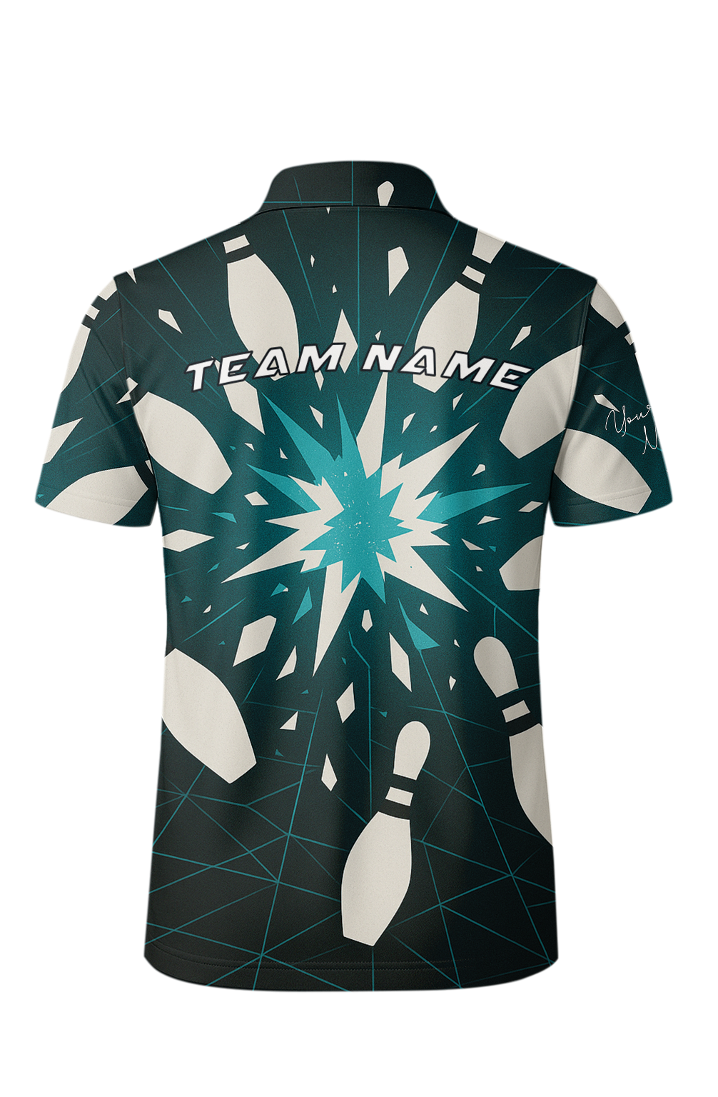 Bowling Pin Starburst Explosion Bowling Jersey