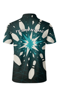 Bowling Pin Starburst Explosion Bowling Jersey