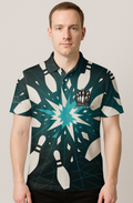 Bowling Pin Starburst Explosion Bowling Jersey