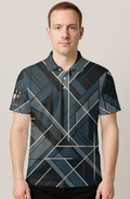 Geometric Angled Line Intersection Bowling Jersey