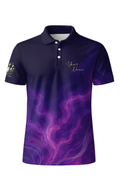 Ethereal Nebula Purple Plasma Bowling Jersey