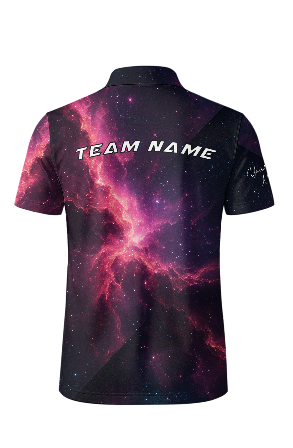 Crimson Nebula Cosmic Dust Bowling Jersey