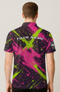 Electric Splatter Neon Riot Bowling Jersey