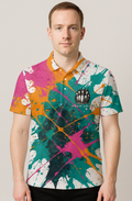 Colorful Explosion Splatter Art Bowling Jersey