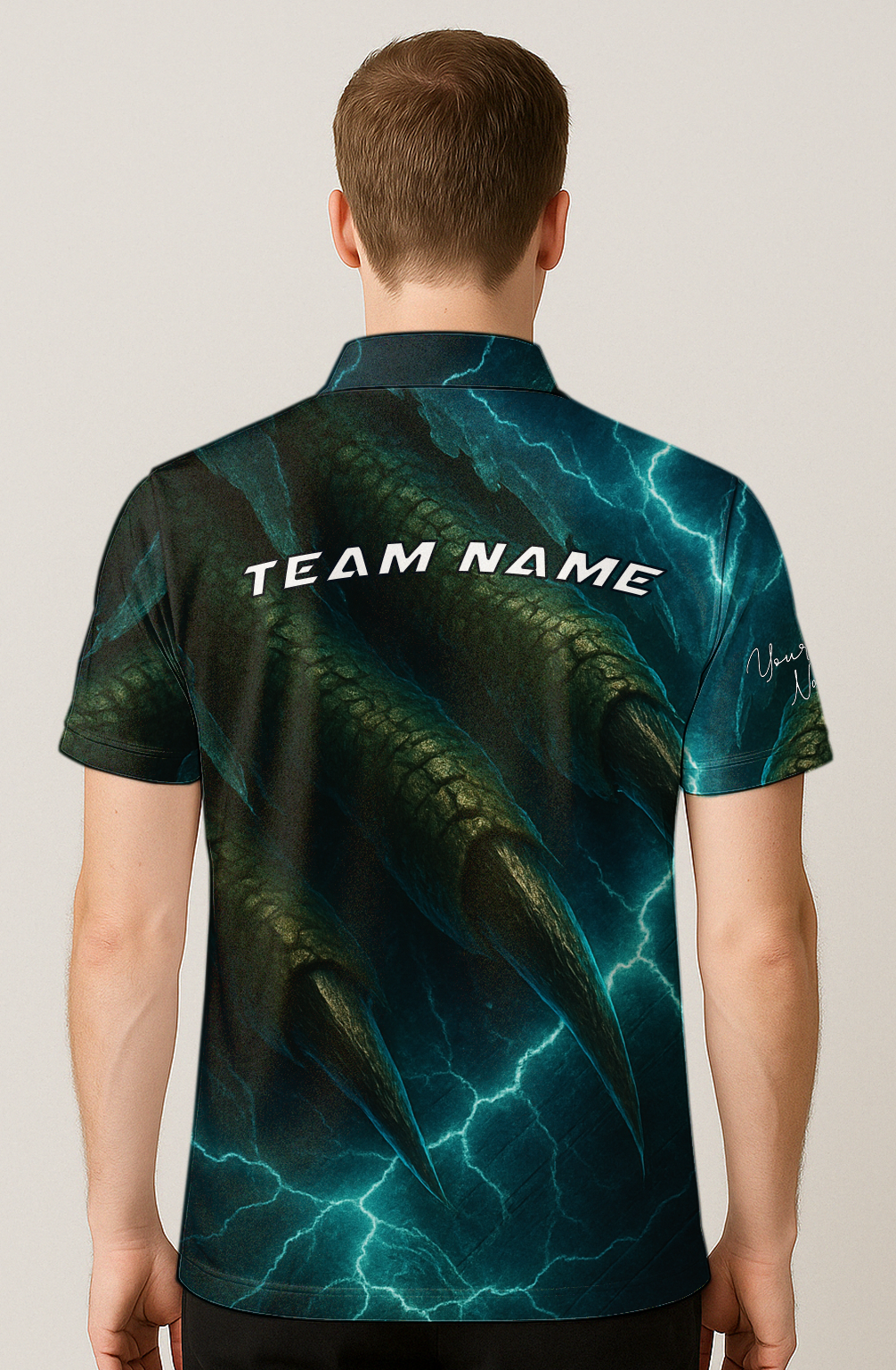 Electric Claw Ripping Power Bowling Jersey