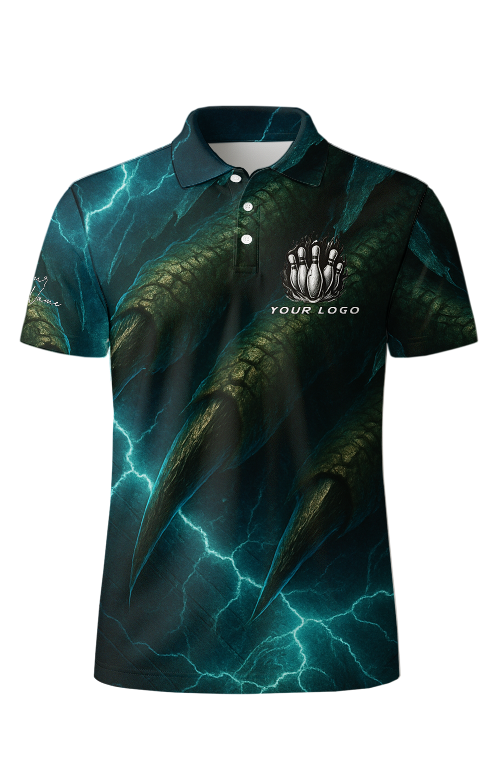 Electric Claw Ripping Power Bowling Jersey
