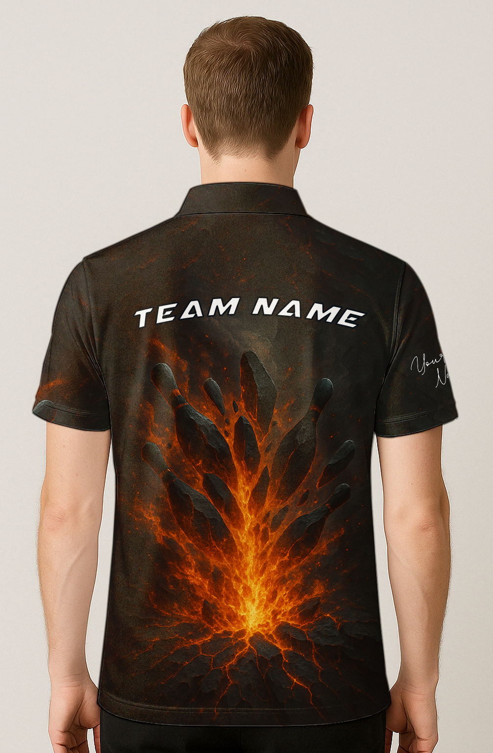 Volcanic Eruption Bowling Pins Jersey