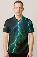 Lightning Bolt Cracked Stone Bowling Jersey
