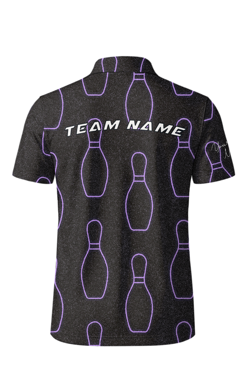Neon Bowling Pin Repeat Bowling Jersey