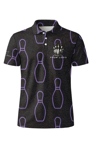 Neon Bowling Pin Repeat Bowling Jersey