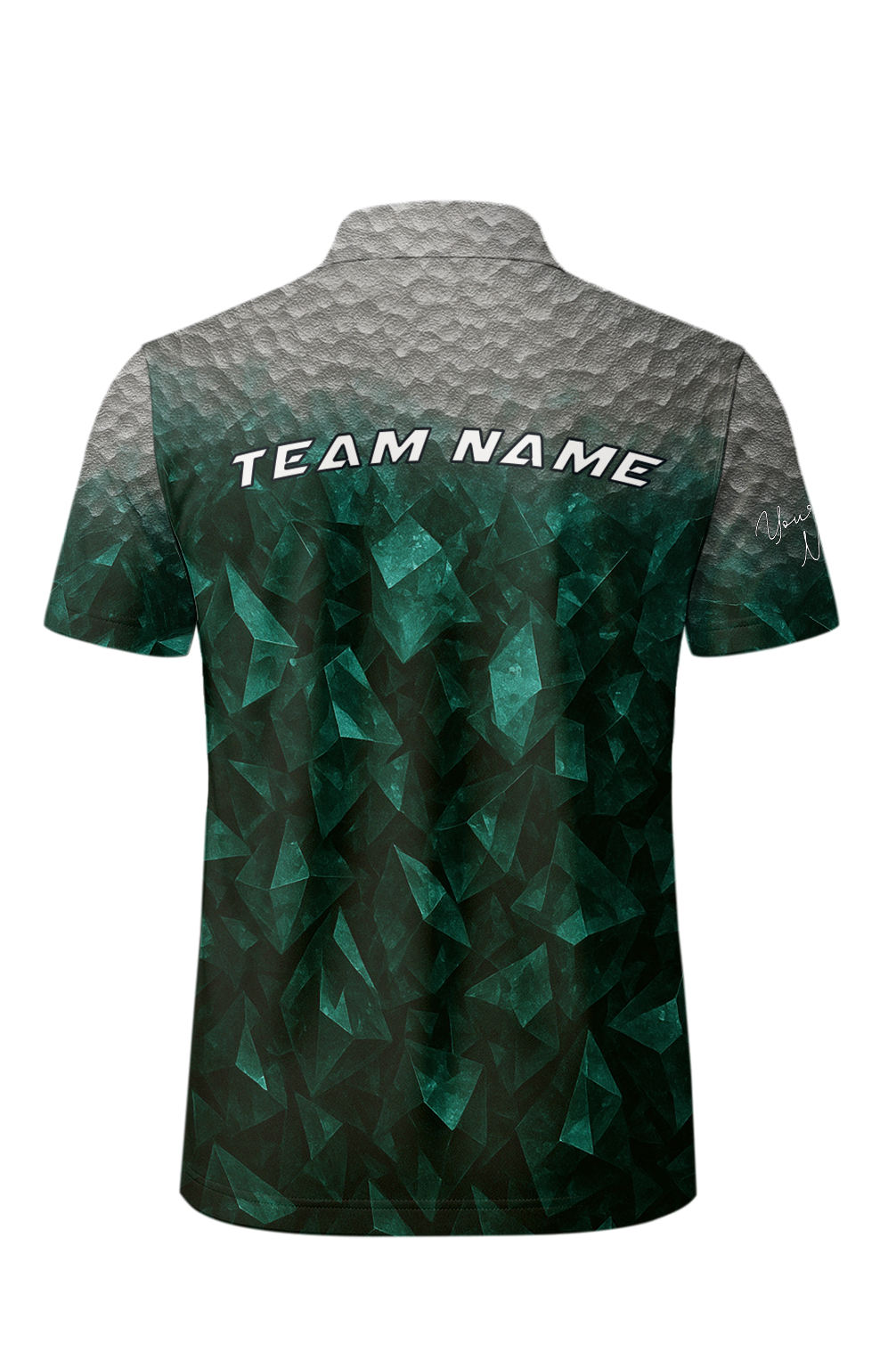 Emerald Crystal Shard Terrain Bowling Jersey
