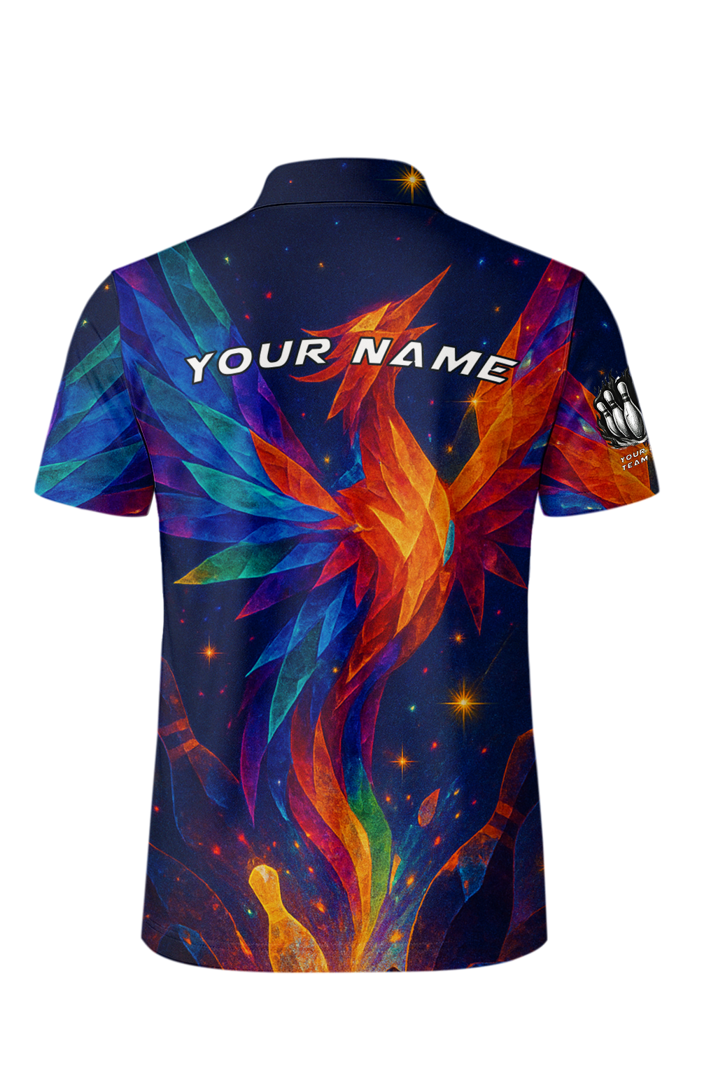 Ethereal Phoenix Flight Bowling Jersey