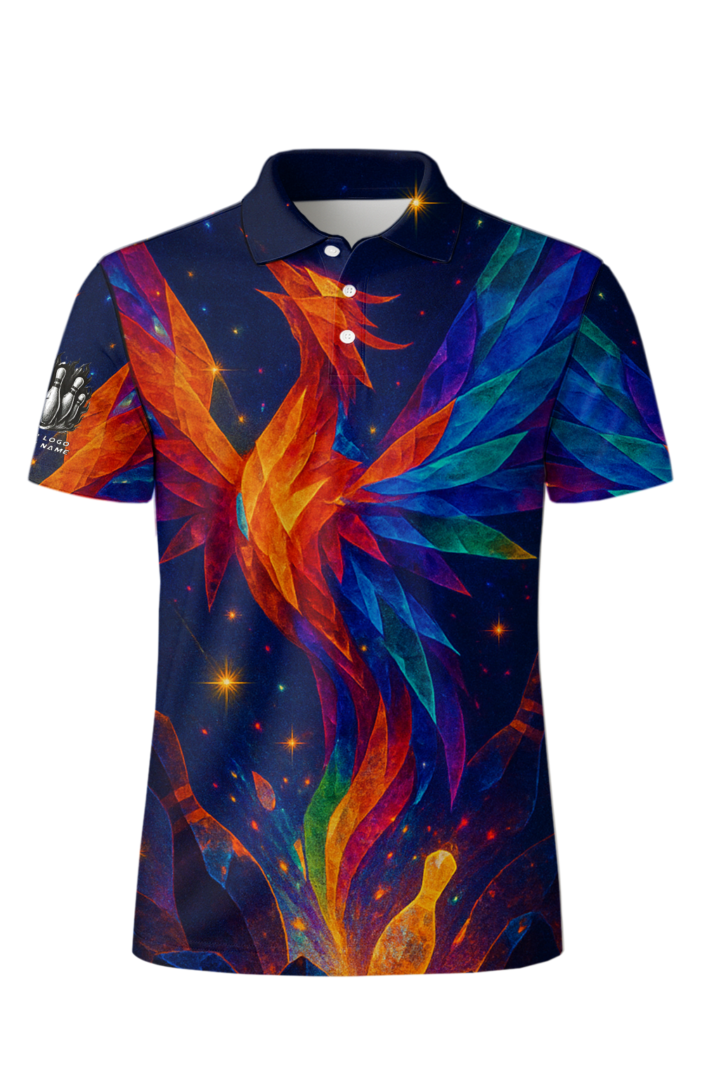 Ethereal Phoenix Flight Bowling Jersey