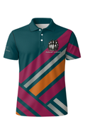Modern Diagonal Stripes Bowling Jersey