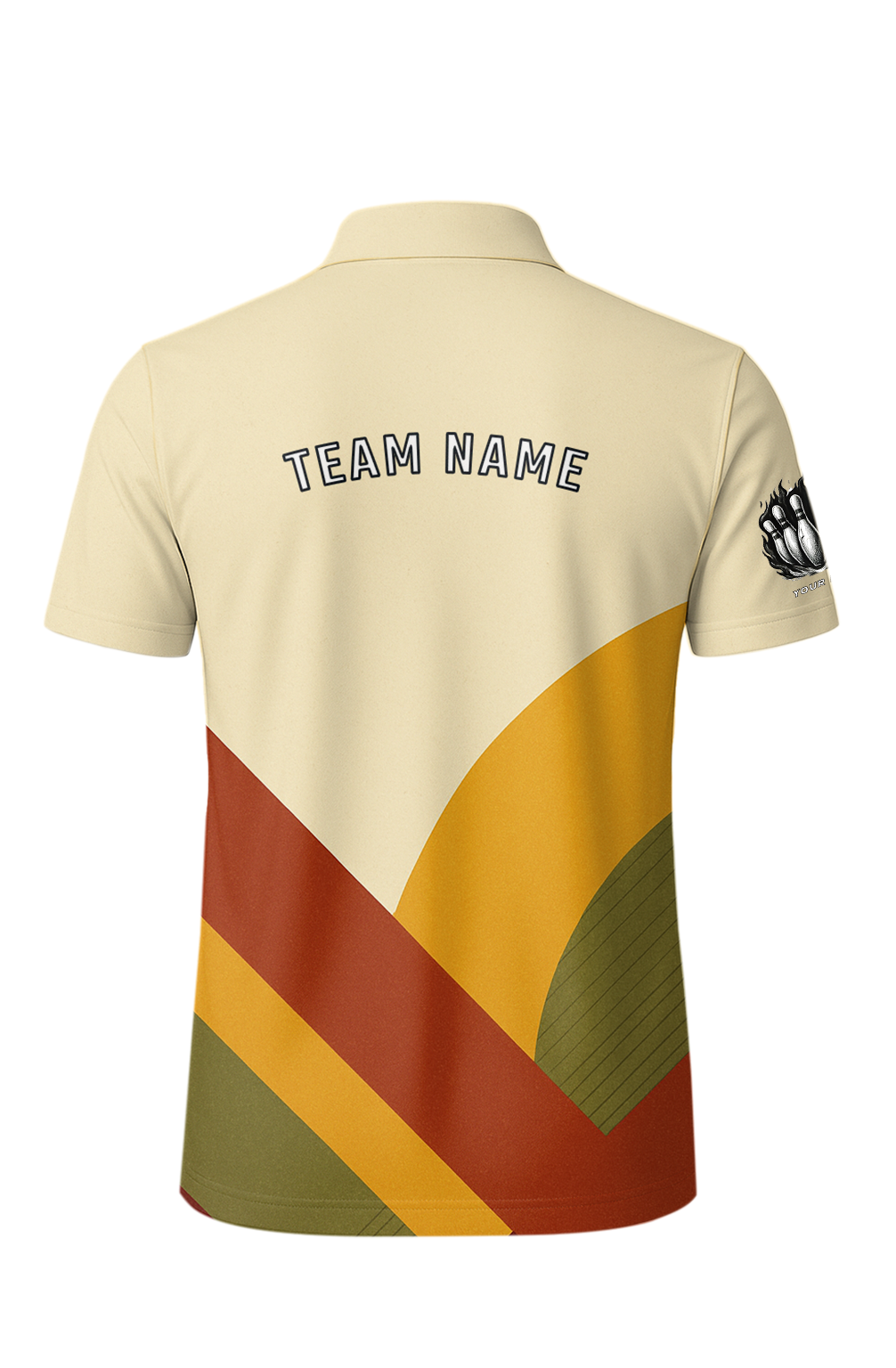 Retro Sunset Lanes Bowling Jersey