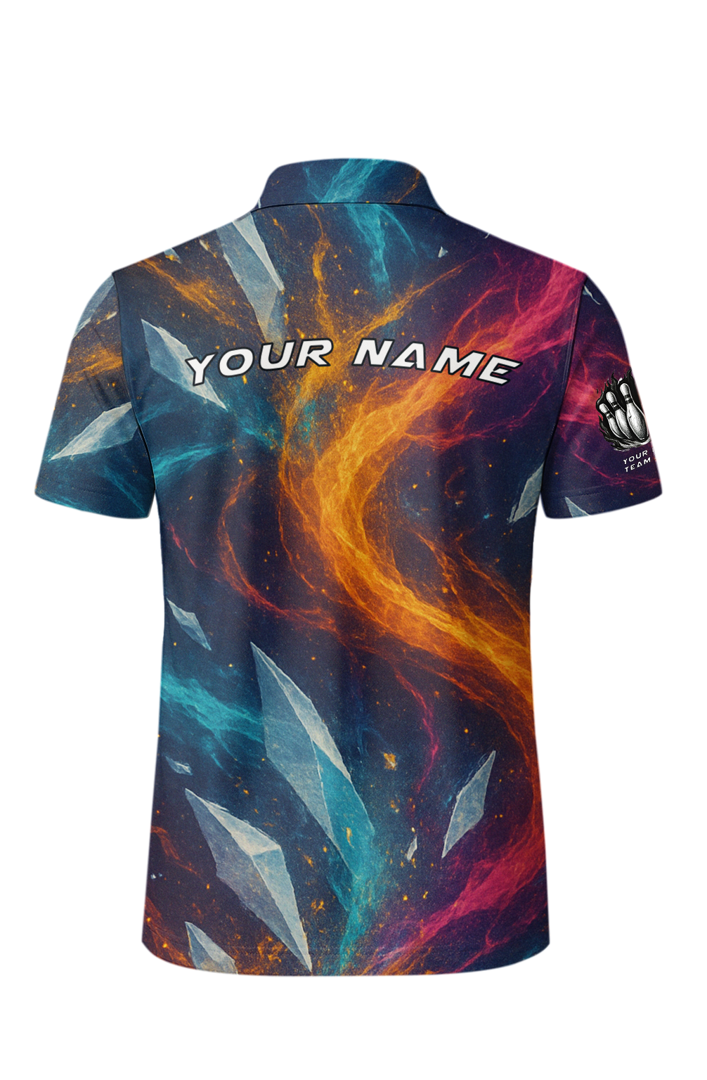 Galactic Neon Cosmic Lanes Bowling Jersey