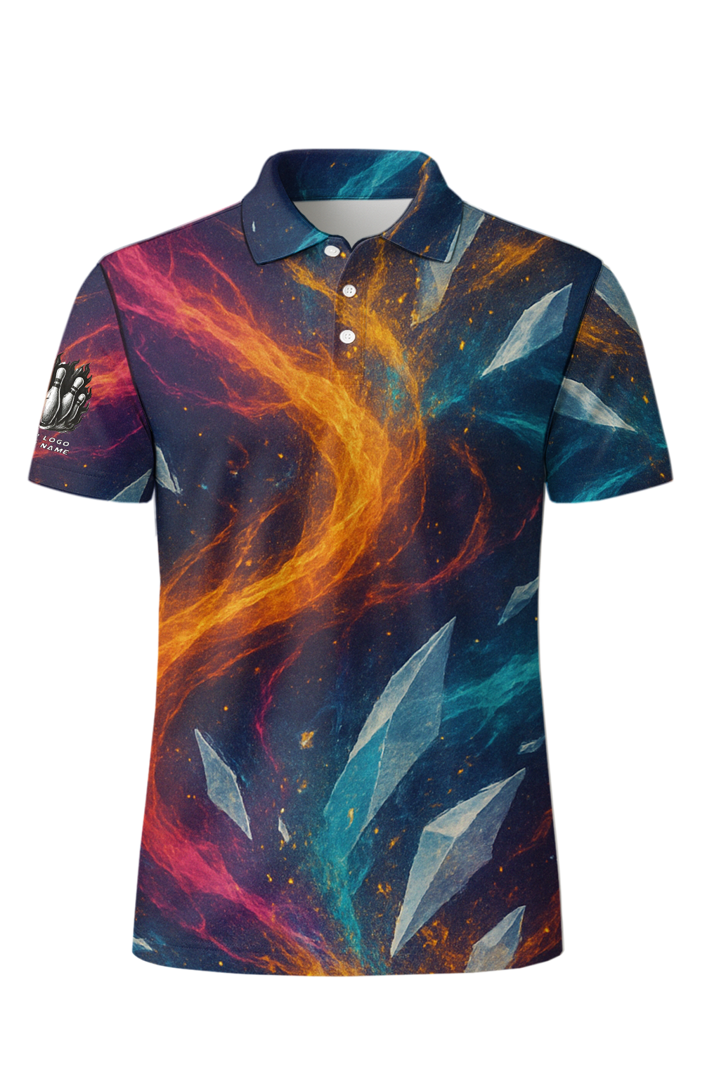 Galactic Neon Cosmic Lanes Bowling Jersey