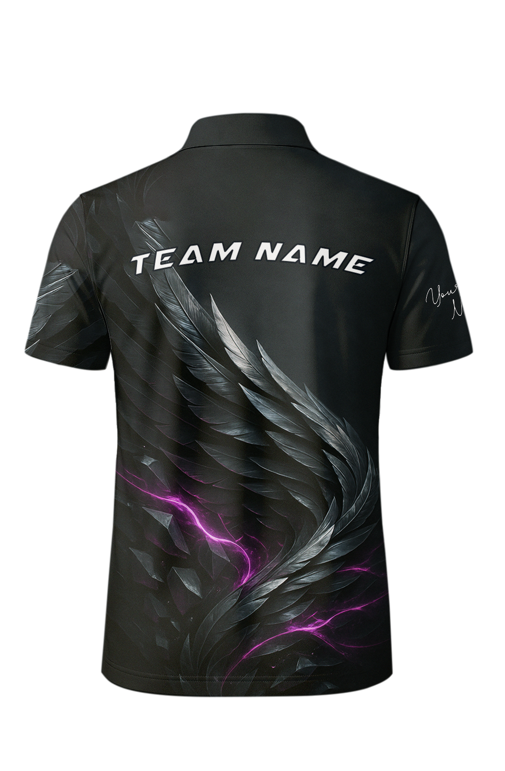 Smoky Feathered Lightning Strike Bowling Jersey