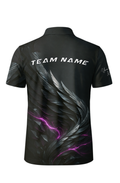 Smoky Feathered Lightning Strike Bowling Jersey