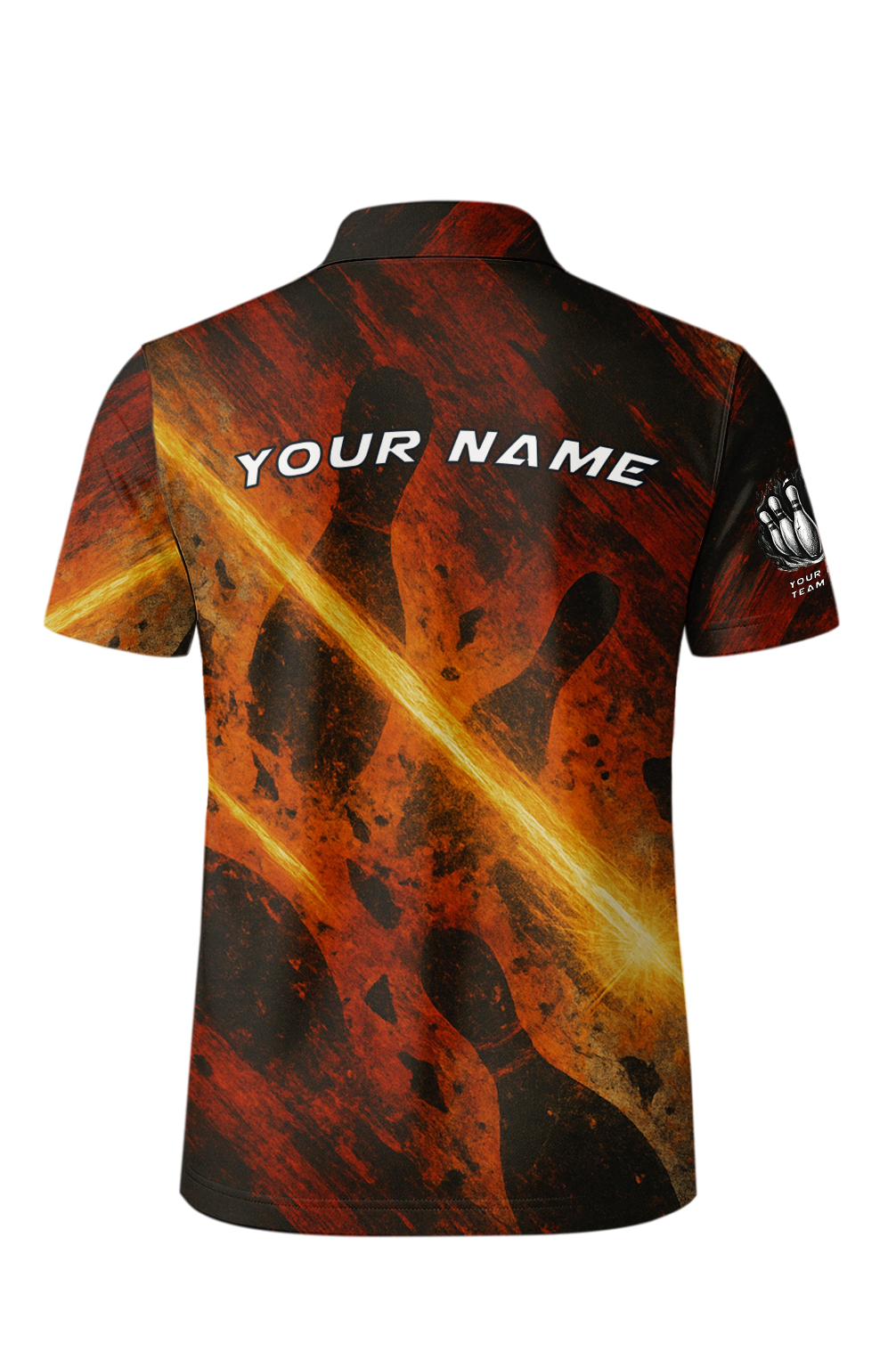 Grunge Asphalt Strike Zone Bowling Jersey