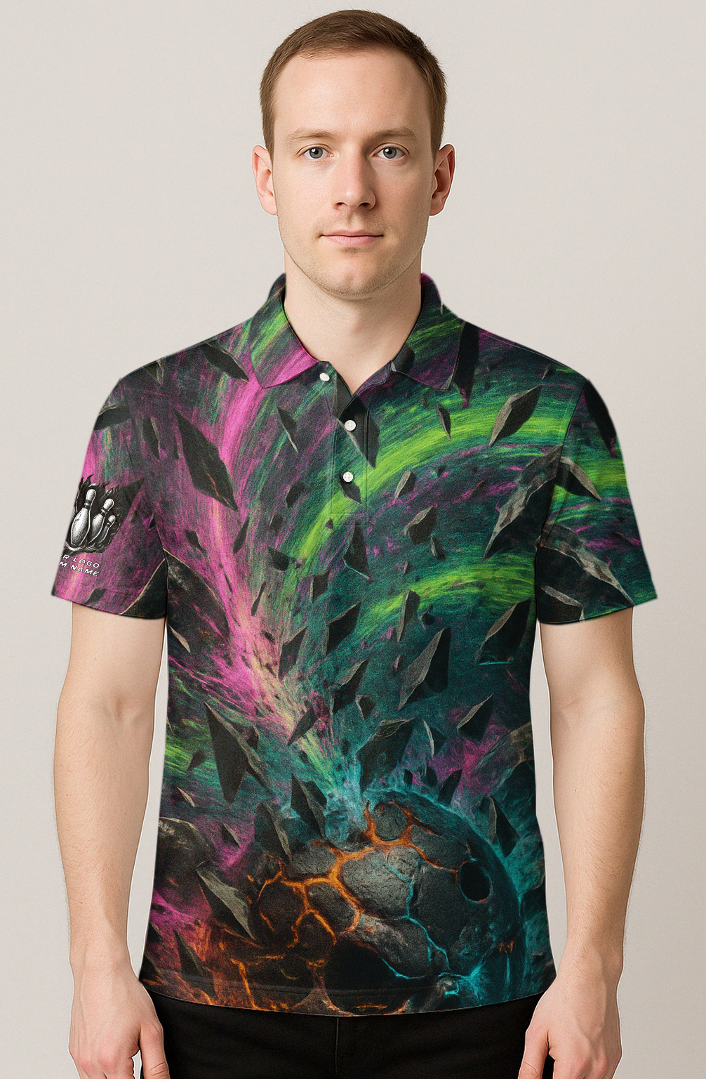 Shattered Impact Energy Surge Bowling Jersey