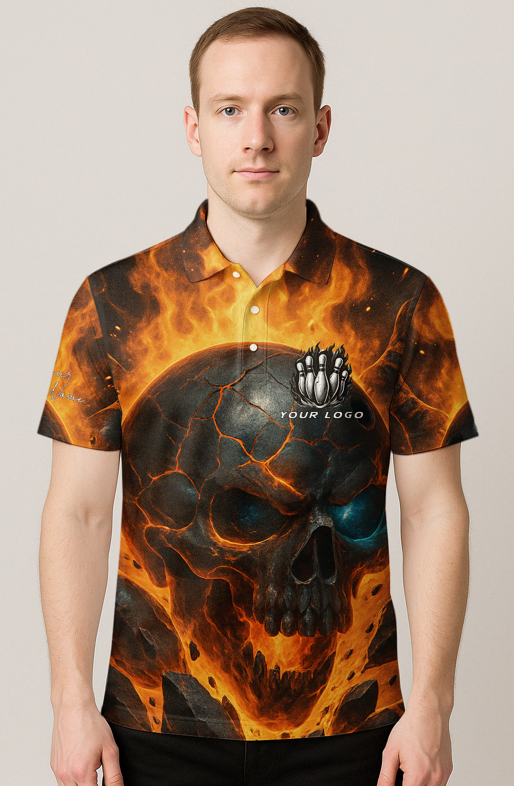Inferno Skull Bowling Strike Jersey