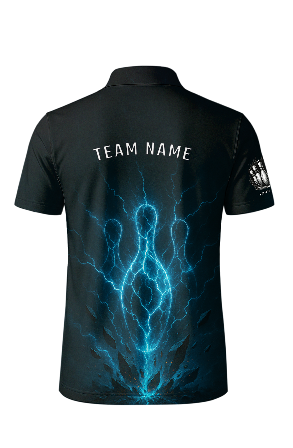 Electric Strike Lanes Polo Jersey