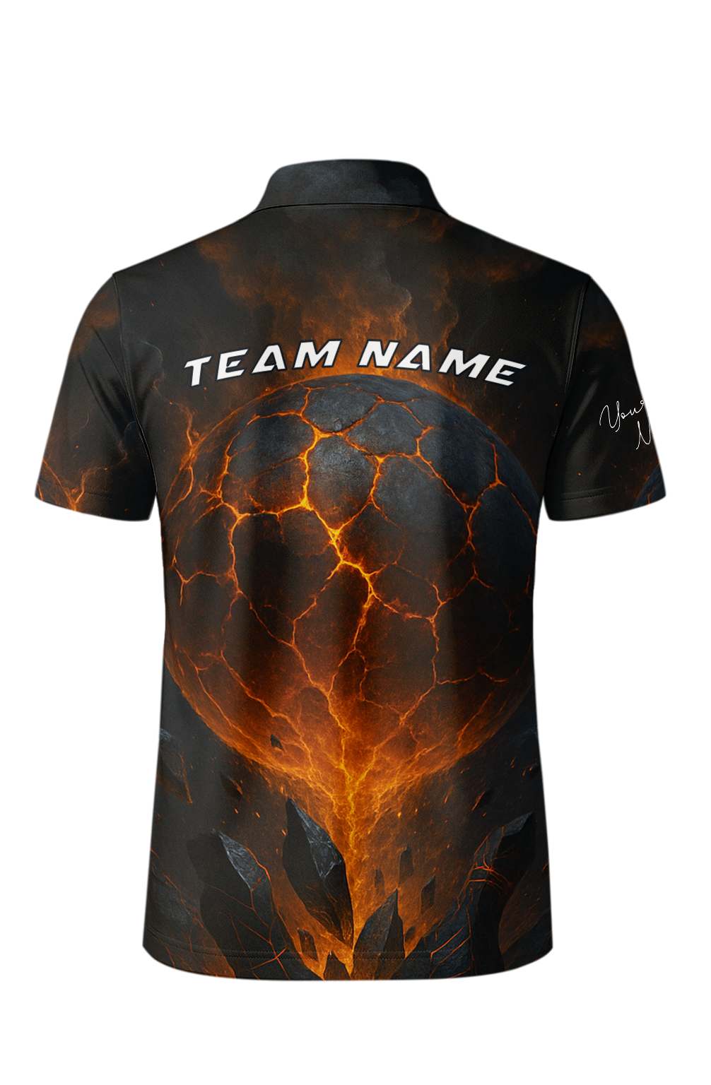 Ruptured Earth Magma Bowling Jersey