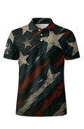 Distressed American Stripes Bowling Jersey
