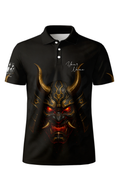 Menacing Oni Mask Bowling Jersey