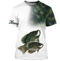 Crappie fishing ChipteeAmz's art custom name UV protection with funny Crappie fish art AT031