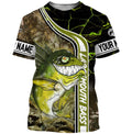 Largemouth Bass fishing custom name with ChipteeAmz's art UV protection AT011