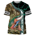 Rainbow trout fishing custom name with ChipteeAmz's art UV protection AT022
