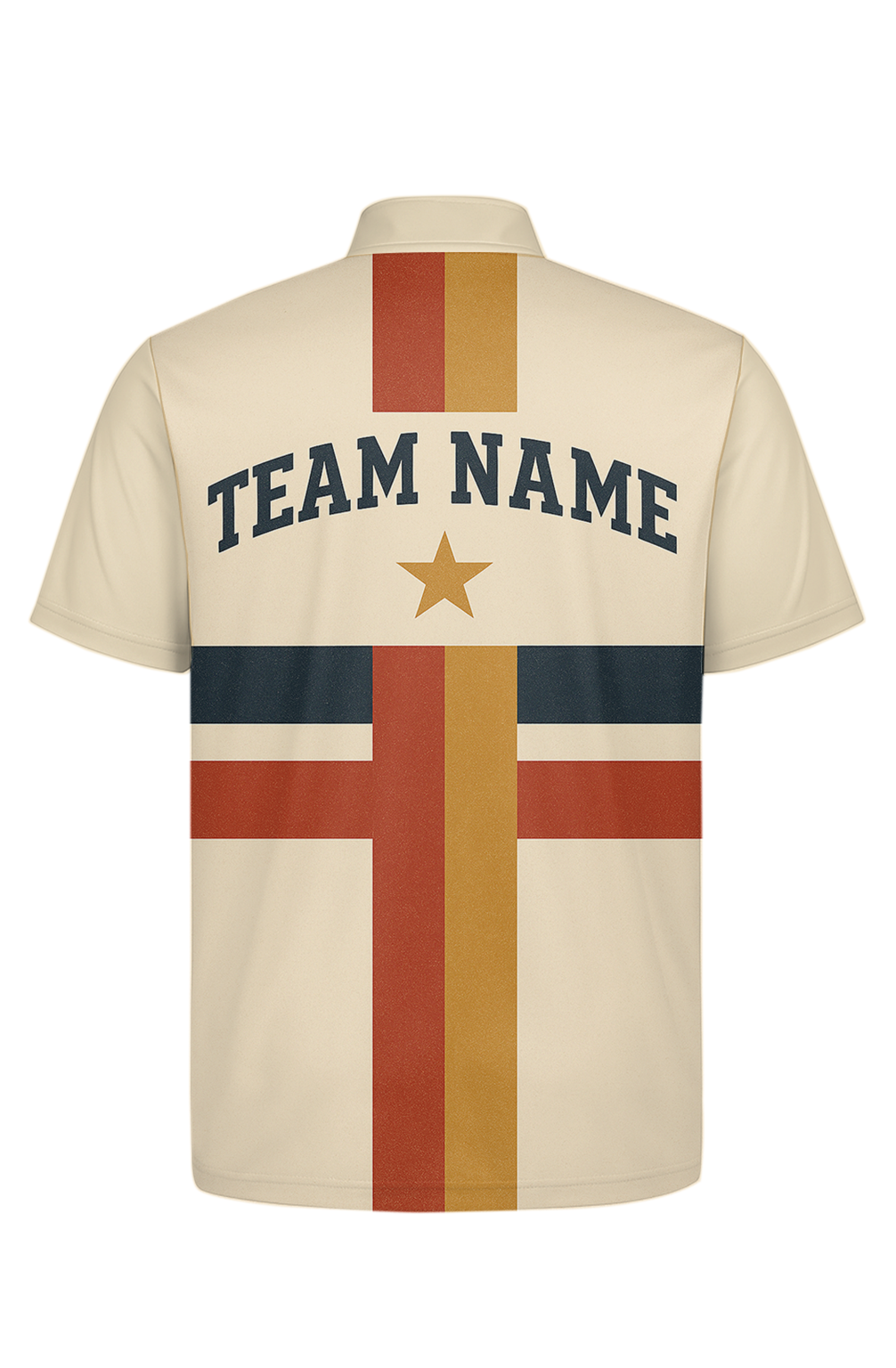 Vintage Americana Star Stripe Bowling Jersey