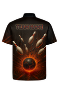 Fiery Impact Lava Explosion Bowling Jersey