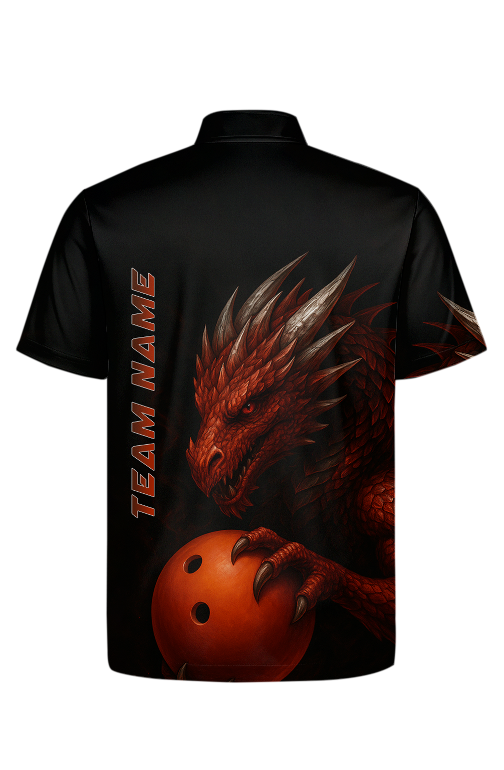 Mythic Dragon Holding Bowling Ball Bowling Jersey