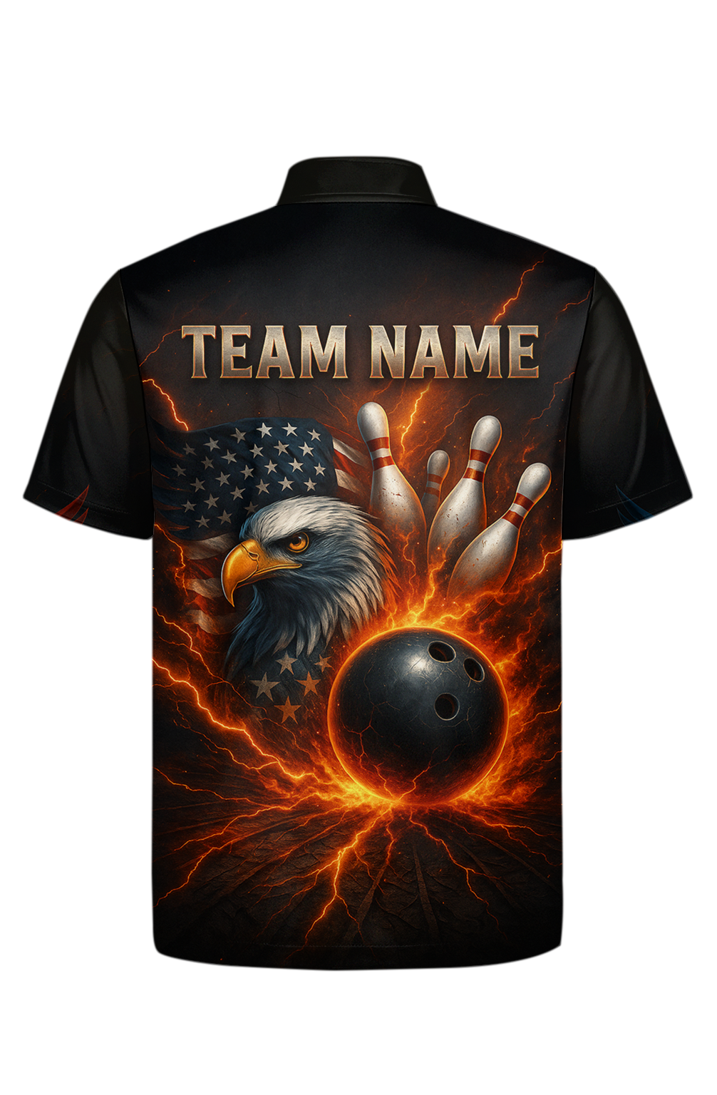 Majestic Eagle Patriotic Power Bowling Jersey