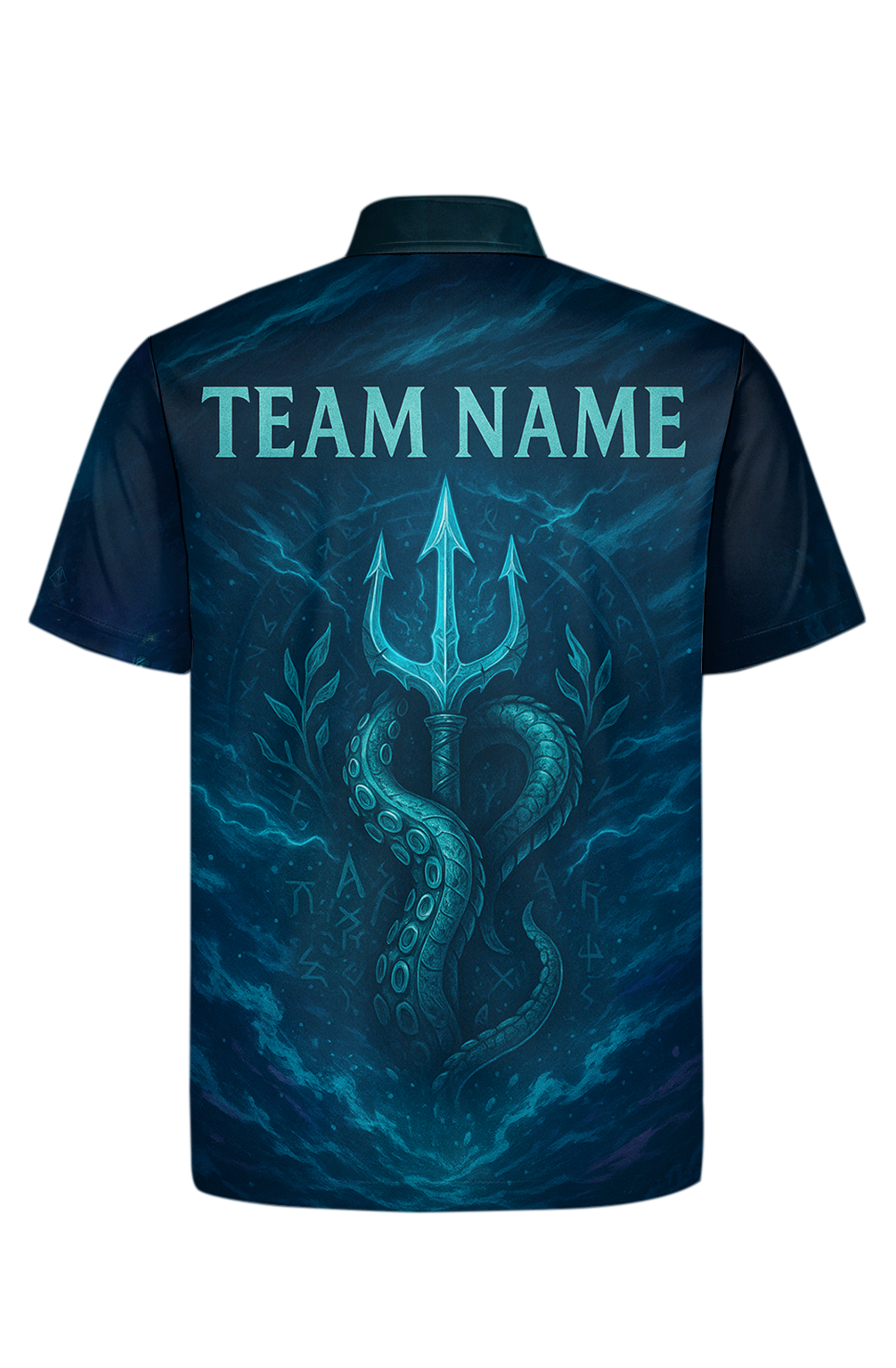Mystical Abyssal Kraken Trident Bowling Jersey