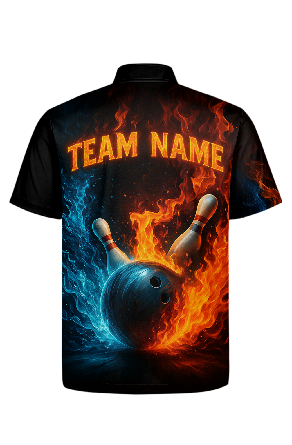 Explosive Fiery Smoke Strike Bowling Jersey