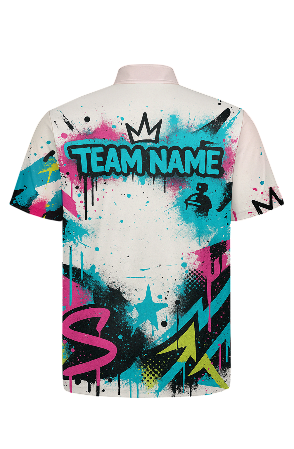 Street Art Splatter Graffiti Energy Bowling Jersey