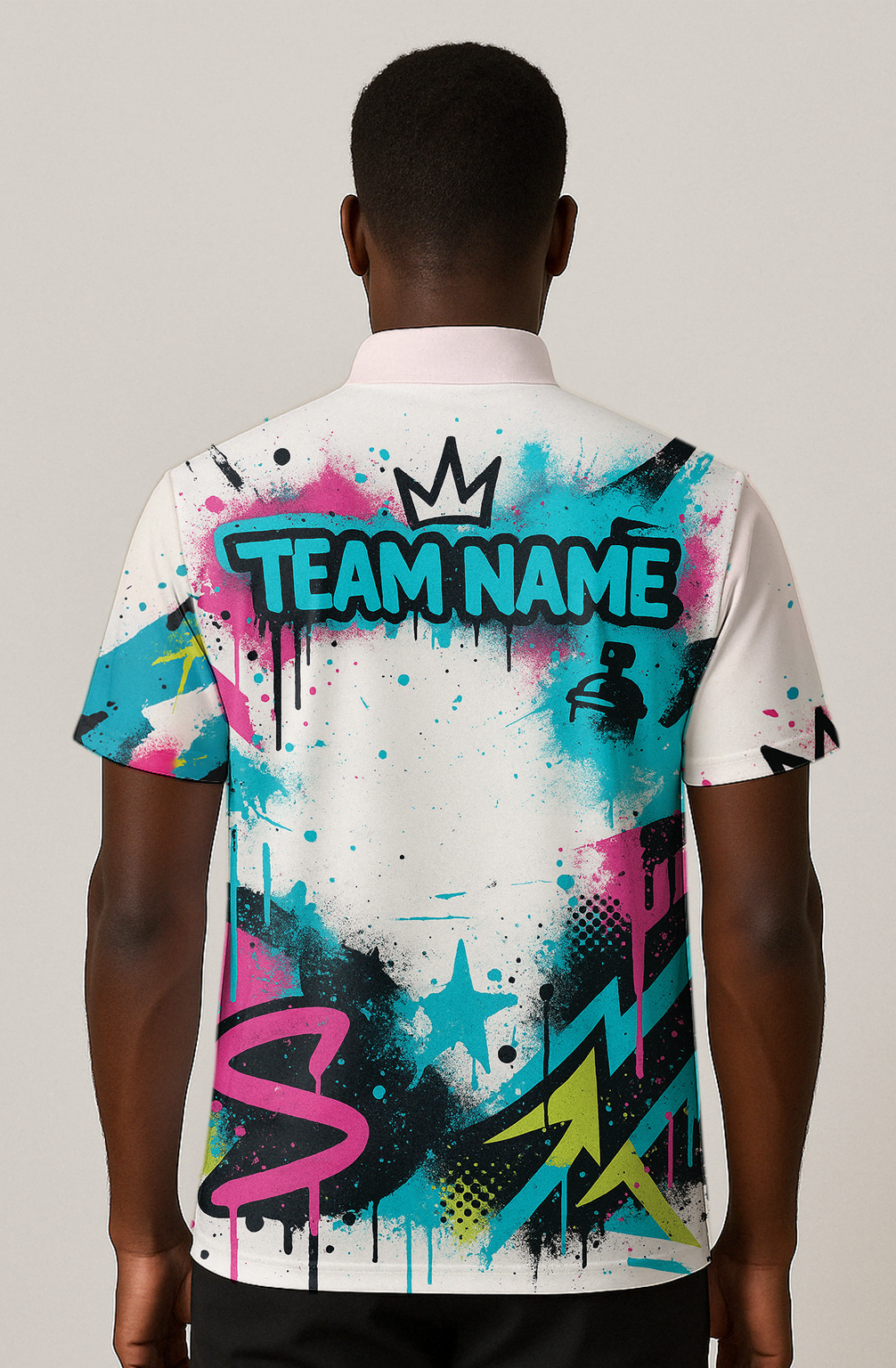 Street Art Splatter Graffiti Energy Bowling Jersey