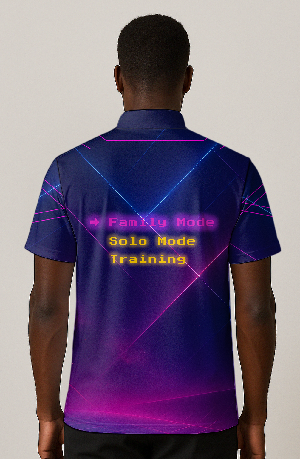 Futuristic Player Selection Interface Bowling Jersey