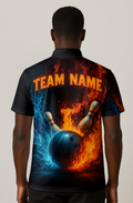 Explosive Fiery Smoke Strike Bowling Jersey