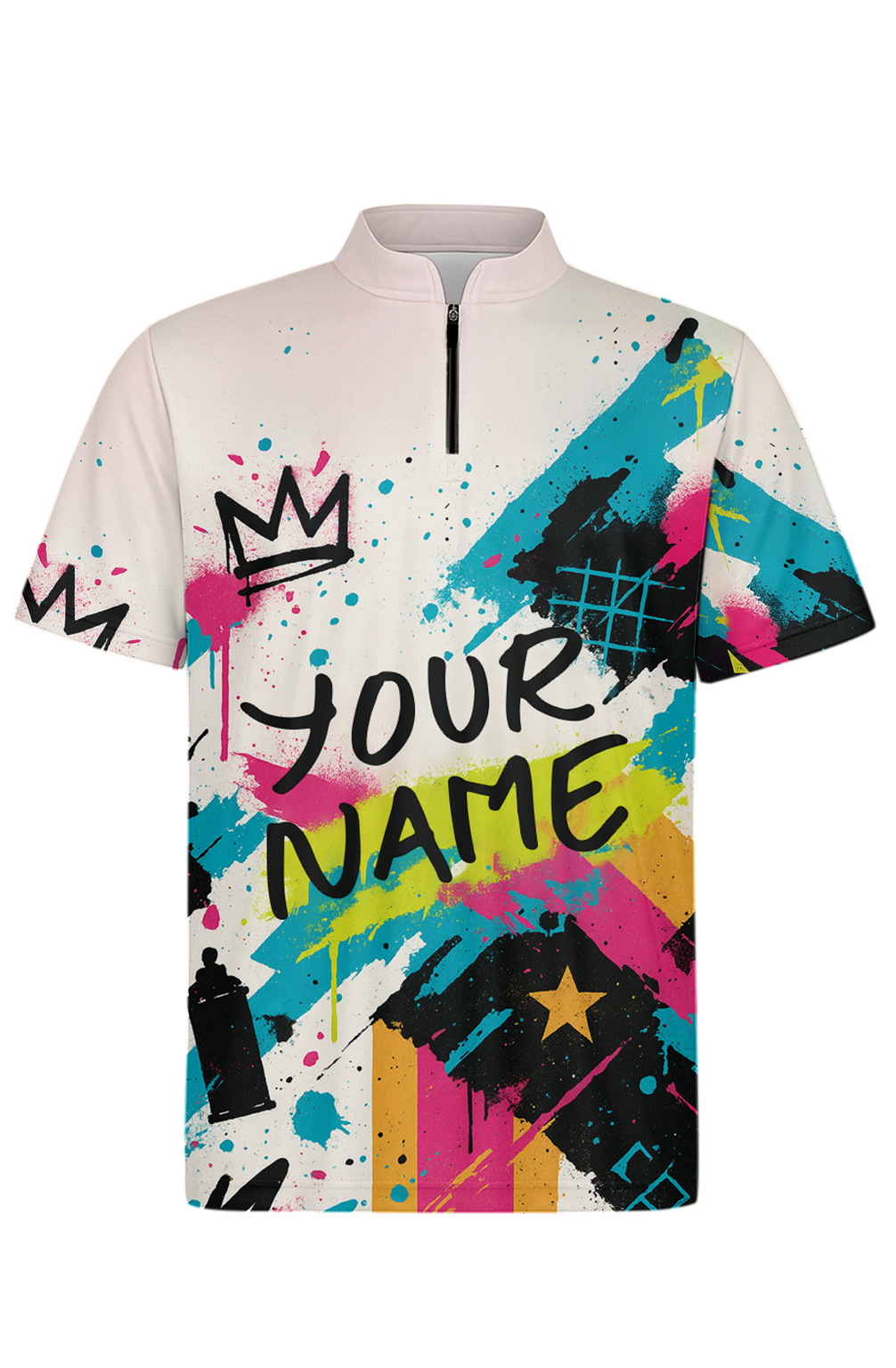 Street Art Splatter Graffiti Energy Bowling Jersey